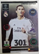 PANINI UEFA CHAMPIONS LEAGUE 2014-2015 CRISTIANO RONALDO LIMITED EDITION