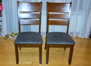 Krzesła tapicerowane z drewna kauczukowego 6szt.