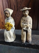 Stare ceramiczne figurki Vintage unikatowe