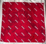 Tyskie chusta bandana chustka 60x55 bawełniana czerwona