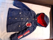 Kurtka chłopięca przeciwdeszczowa Marvel Spider-Man 92 granatowa