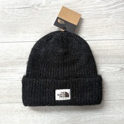 Czapka zimowa beanie the north face tnf logo black czarna nuptse na zimę