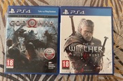Ps 4 God of war , the Witcher 