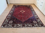 Cudny Irański ręcznie tkany wełniany dywan Abadeh 200x300cm