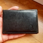 skóra etui wizytownik na karty płatnicze dokumenty