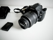 NIKON D5200 + NIKKOR 18-55 MM PRZEBIEG 8995 - komplet, gwarancja, jak nowy