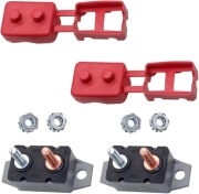 Zestaw 2 bezpieczników automatycznych CGEAMDY (50A, DC 12V–24V)