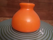 Pomarańczowy grzybek do lampki lub kinkietu. 