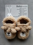 Kapcie Ocieplane z Gumką Misie Wkładka 10,2 cm Rozmiar 18/19