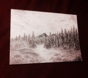 Moja Kraina, rysunek ołówkiem 14,8cm x 21cm