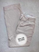 Spodnie len+ jedwab H&M