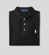 Klasyczne Czarne Polo Ralph Lauren | Slim Fit