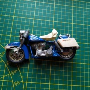 Motocykl Polistil Harley Davidson 1/15 uszkodzony 