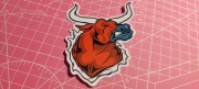 BYK BULL MOTOCROSS NAKLEJKA STICKERS