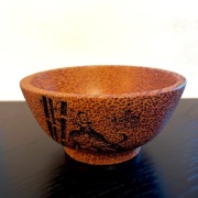 Ozdobna miska bambusowa do ryżu/zup/deserów 12cm