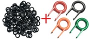 O-ring 130szt + keycap puller klucz wyciszenie klawiatury mechanicznej CZ