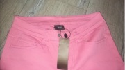 Nowe damskie spodnie Pieces – Fresh Pink – rozmiar S/M