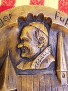 PIĘKNA RZEŹBA WYKONANA Z WOSKU OZDOBA DEKORACJA