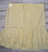 163^ Bhs len Lniana letnia spódnica 48/50