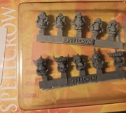 Orcs heads, bitsy warhammer, Spellcrow, Games Workshop, Citadel, WFB, TOW