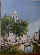 Obraz "Żurawie" - Olej na płótnie 50x60 cm  