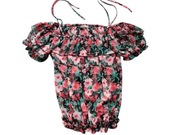 Bluzka w kwiaty 38,M Orsay bufki falbanki