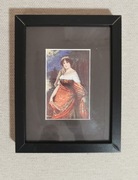 Mała grafika, wisząca lub stojąca. ozdoba Kobieta