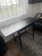 Ikea Ingatorp biurko składane czarne