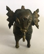 Tradycyjna, mosiężna figurka słonia sztuki Dhokra, XIX/XX wiek