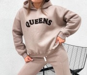 Dres bawełniany queens basic nude beige /Motion