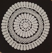 Serwetka biała hand made