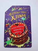 Karta telefoniczna X finał WOŚP 2002 Telekomunikacja Polska