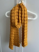 Szalik Szal damski pleciony XL musztardowy MOHITO
