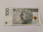 100 złotych 2012 - seria AA
