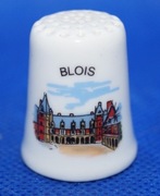 Naparstek Kolekcjonerski Porcelanowy Blois