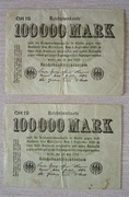 Banknot Niemcy 100 000 marek 1923 r.