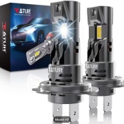 2 szt. Wysokowydajne Reflektory Samochodowe LED H7 1:1 Mini Rozmiar