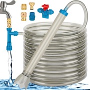 Odkurzacz żwirowy do akwarium Fishkeeper z 6 adapterami do kranu, 15m