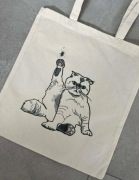 Torba bawełniana torebka tote bag cotton bawełna beżowa TAYLOR SWIFT 