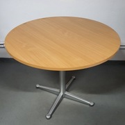 Stół okrągły 1m do biura, domu, na działkę, solidny stelaż, blat 24mm