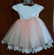 Sukienka do chrztu dla dziewczynki R. 80