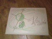 Papeteria białe kartki Róża Wiatrów Krakowskie Zakłady Papierowych PRL