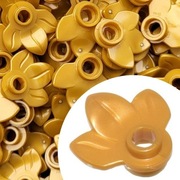 10szt Lego Liście Gold Roślina 32607 Nowe Liść