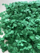 Zielone konfetti tuba, rustykalne konfetti ślubne, konfetti na wesele tuba