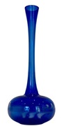 Kobaltowy Wazon Dmuchane szkło  Vintage 23 cm Nr.kat 19604