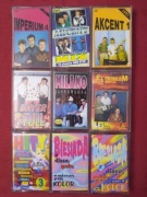 Zestaw kaset magnetofonowych 66 szt.Akcent,Milano,Bayer Full i inne hity.