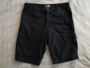 Czarne krótkie spodenki szorty bojówki M&S 86 34 ok. 40 - 42 jak nowe