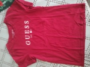 Czerwony t-shirt Guess 