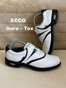 Damskie skórzane buty do golfa z Gore-Tex Ecco