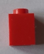 LEGO 3005 czerwony klocek 1x1 4162,6563,6561 25szt